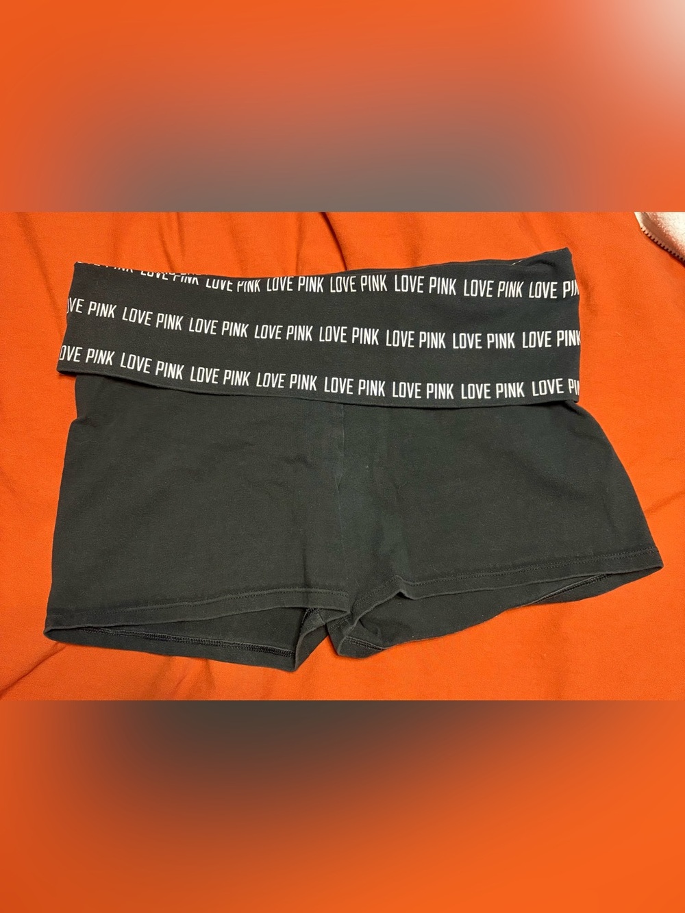 PINK Vintage Fold Over Shorts